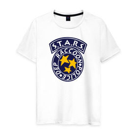 Мужская футболка хлопок с принтом S.T.A.R.S. RACCOON CITY в Екатеринбурге, 100% хлопок | прямой крой, круглый вырез горловины, длина до линии бедер, слегка спущенное плечо. | ada wong | biohazard | game | gamer | leon | logo | mistic | raccoon city | re2 | resident evil 2 | rpd | stars | umbrella | ада вонг | амбрелла | зомби | игра | мистика | ужасы