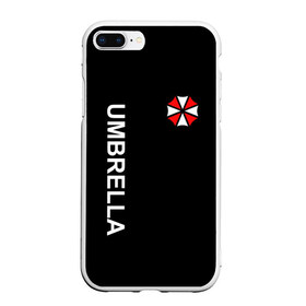 Чехол для iPhone 7Plus/8 Plus матовый с принтом UMBRELLA CORP в Екатеринбурге, Силикон | Область печати: задняя сторона чехла, без боковых панелей | ada wong | biohazard | game | gamer | leon | logo | mistic | raccoon city | re2 | resident evil 2 | rpd | stars | umbrella | ада вонг | амбрелла | зомби | игра | мистика | ужасы