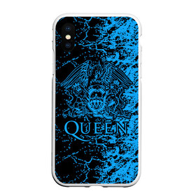 Чехол для iPhone XS Max матовый с принтом Queen в Екатеринбурге, Силикон | Область печати: задняя сторона чехла, без боковых панелей | queen | брайан мэи | британская | группа | джон дикон | королева | роджер тейлор | рок | фредди меркьюри