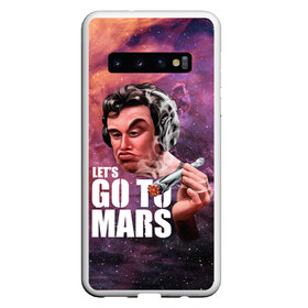 Чехол для Samsung Galaxy S10 с принтом Elon Musk Space Илон Маск в Екатеринбурге, Силикон | Область печати: задняя сторона чехла, без боковых панелей | Тематика изображения на принте: elon | ilon | marijuana | mask | musk | smoke | smoking | space | абстракция | дым | илон | космическая | космос | марс | маск | мем | монашка | планета | психоделика | ракета