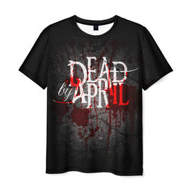 Мужская футболка 3D с принтом Dead by April в Екатеринбурге, 100% полиэфир | прямой крой, круглый вырез горловины, длина до линии бедер | dead by april | metal | rock | группы | метал | музыка | рок