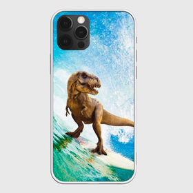 Чехол для iPhone 12 Pro Max с принтом Серфер Юрского Периода в Екатеринбурге, Силикон |  | dinosaur | t rex | вода | грозовой | динозавр | динозавр ти рекс | динозавры | море | новинка | отдых | отпуск | прикол | путешествие | серфер | серфинг | серфингист | спорт | ти рекс | тиранозавр | юмор