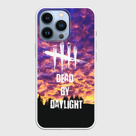 Чехол для iPhone 13 Pro с принтом DEAD BY DAYLIGHT в Екатеринбурге,  |  | Тематика изображения на принте: dead by daylight | game | hillbilly | maniacs | trapper | wraith | деревенщина | игра | мертвые днем | охотник | призрак