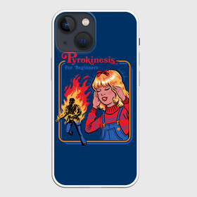 Чехол для iPhone 13 mini с принтом Pyrokinesis в Екатеринбурге,  |  | 80 е | 80s | 90 е | 90s | oldschool | retro | retrowave | stranger thing | vintage | винтаж | олдскул | ретро | ретровейв | странные дела