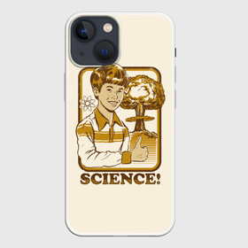 Чехол для iPhone 13 mini с принтом Science в Екатеринбурге,  |  | 80 е | 80s | 90 е | 90s | oldschool | retro | retrowave | stranger thing | vintage | винтаж | олдскул | ретро | ретровейв | странные дела