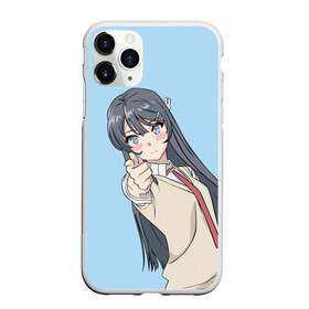 Чехол для iPhone 11 Pro Max матовый с принтом Seishun Buta в Екатеринбурге, Силикон |  | anime | rascal does not dream of bunny girl senpai | seishun buta yarou wa bunny girl senpai | аниме | сакурадзима май | сакута | этот глупый свин не понимает мечту девочки зайки