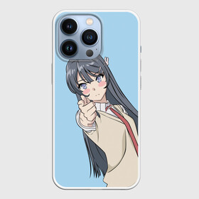 Чехол для iPhone 13 Pro с принтом Seishun Buta в Екатеринбурге,  |  | anime | rascal does not dream of bunny girl senpai | seishun buta yarou wa bunny girl senpai | аниме | сакурадзима май | сакута | этот глупый свин не понимает мечту девочки зайки