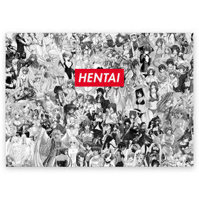 Поздравительная открытка с принтом Японская анимация в Екатеринбурге, 100% бумага | плотность бумаги 280 г/м2, матовая, на обратной стороне линовка и место для марки
 | Тематика изображения на принте: ahegao | anime | kodome | manga | senpai | аниме | анимэ | ахегао | кодоме | манга | меха | сенпай | юри | яой