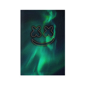 Обложка для паспорта матовая кожа с принтом Marshmello Cosmos в Екатеринбурге, натуральная матовая кожа | размер 19,3 х 13,7 см; прозрачные пластиковые крепления | marshmello | диджей | звезды | клуб | клубная музыка | космос | маршмеллоу | маршмэлло | маршмэллоу | музыка | небо | ночь | электронная