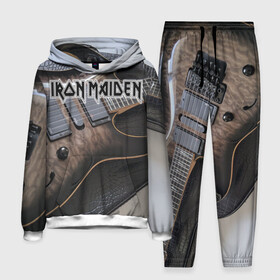 Мужской костюм 3D (с толстовкой) с принтом Iron Maiden в Екатеринбурге,  |  | бас | британия | брюс дикинсон | гитара | группа | дева | железная | метал | нико макбрэйн | рок | стив харрис | хеви | яник герс