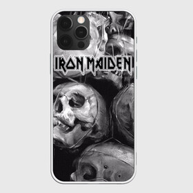 Чехол для iPhone 12 Pro с принтом Iron Maiden в Екатеринбурге, силикон | область печати: задняя сторона чехла, без боковых панелей | бас | британия | брюс дикинсон | гитара | группа | дева | железная | метал | нико макбрэйн | рок | стив харрис | хеви | яник герс