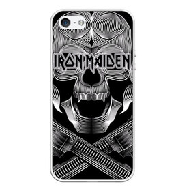 Чехол для iPhone 5/5S матовый с принтом Iron Maiden в Екатеринбурге, Силикон | Область печати: задняя сторона чехла, без боковых панелей | бас | британия | брюс дикинсон | гитара | группа | дева | железная | метал | нико макбрэйн | рок | стив харрис | хеви | яник герс