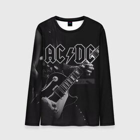 Мужской лонгслив 3D с принтом AC/DC в Екатеринбурге, 100% полиэстер | длинные рукава, круглый вырез горловины, полуприлегающий силуэт | австралийская | ангус янг | блюз | группа | малькольм янг | рок | рок н ролл | стиви янг | хард