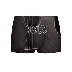 Мужские трусы 3D с принтом AC/DC в Екатеринбурге, 50% хлопок, 50% полиэстер | классическая посадка, на поясе мягкая тканевая резинка | австралийская | ангус янг | блюз | группа | малькольм янг | рок | рок н ролл | стиви янг | хард