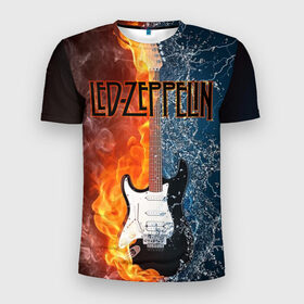 Мужская футболка 3D спортивная с принтом Led Zeppelin в Екатеринбурге, 100% полиэстер с улучшенными характеристиками | приталенный силуэт, круглая горловина, широкие плечи, сужается к линии бедра | Тематика изображения на принте: блюз рок | британская | группа | джимми пейдж | джон пол джонс | роберт плант | рок | фолк рок | хард рок | хеви метал