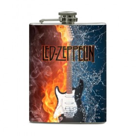 Фляга с принтом Led Zeppelin в Екатеринбурге, металлический корпус | емкость 0,22 л, размер 125 х 94 мм. Виниловая наклейка запечатывается полностью | блюз рок | британская | группа | джимми пейдж | джон пол джонс | роберт плант | рок | фолк рок | хард рок | хеви метал