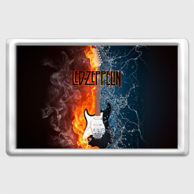 Магнит 45*70 с принтом Led Zeppelin в Екатеринбурге, Пластик | Размер: 78*52 мм; Размер печати: 70*45 | блюз рок | британская | группа | джимми пейдж | джон пол джонс | роберт плант | рок | фолк рок | хард рок | хеви метал