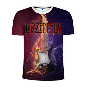 Мужская футболка 3D спортивная с принтом Led Zeppelin в Екатеринбурге, 100% полиэстер с улучшенными характеристиками | приталенный силуэт, круглая горловина, широкие плечи, сужается к линии бедра | блюз рок | британская | группа | джимми пейдж | джон пол джонс | роберт плант | рок | фолк рок | хард рок | хеви метал