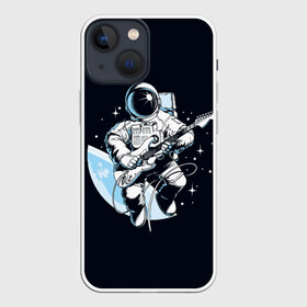 Чехол для iPhone 13 mini с принтом Space rock в Екатеринбурге,  |  | astronaut | cosmos | glare | guitar | infinity | music | planet | reflection | space suit | stars | sun | universe | астронавт | бесконечность | блик | вселенная | гитара | звезды | космонавт | космос | музыка | отражение | планета | рисунок | рок