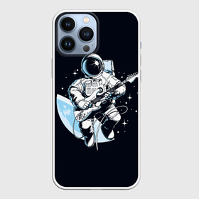 Чехол для iPhone 13 Pro Max с принтом Space rock в Екатеринбурге,  |  | Тематика изображения на принте: astronaut | cosmos | glare | guitar | infinity | music | planet | reflection | space suit | stars | sun | universe | астронавт | бесконечность | блик | вселенная | гитара | звезды | космонавт | космос | музыка | отражение | планета | рисунок | рок