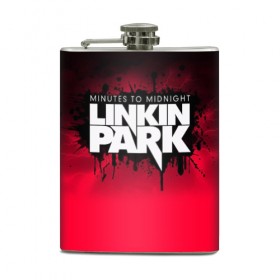 Фляга с принтом Linkin Park в Екатеринбурге, металлический корпус | емкость 0,22 л, размер 125 х 94 мм. Виниловая наклейка запечатывается полностью | американская | группа | линкин | майк шинода | метал | музыка | ню | парк | поп | рок | рэп | феникс фаррелл | честер беннингтон | электроник