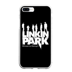 Чехол для iPhone 7Plus/8 Plus матовый с принтом Linkin Park в Екатеринбурге, Силикон | Область печати: задняя сторона чехла, без боковых панелей | американская | группа | линкин | майк шинода | метал | музыка | ню | парк | поп | рок | рэп | феникс фаррелл | честер беннингтон | электроник