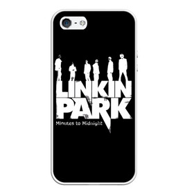 Чехол для iPhone 5/5S матовый с принтом Linkin Park в Екатеринбурге, Силикон | Область печати: задняя сторона чехла, без боковых панелей | американская | группа | линкин | майк шинода | метал | музыка | ню | парк | поп | рок | рэп | феникс фаррелл | честер беннингтон | электроник