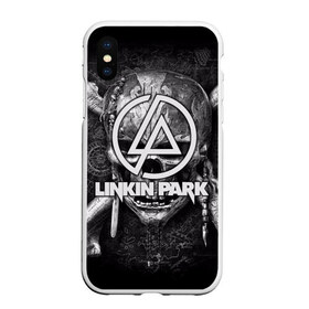 Чехол для iPhone XS Max матовый с принтом Linkin Park в Екатеринбурге, Силикон | Область печати: задняя сторона чехла, без боковых панелей | американская | группа | линкин | майк шинода | метал | музыка | ню | парк | поп | рок | рэп | феникс фаррелл | честер беннингтон | электроник