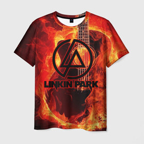 Мужская футболка 3D с принтом Linkin Park в Екатеринбурге, 100% полиэфир | прямой крой, круглый вырез горловины, длина до линии бедер | Тематика изображения на принте: американская | группа | линкин | майк шинода | метал | музыка | ню | парк | поп | рок | рэп | феникс фаррелл | честер беннингтон | электроник