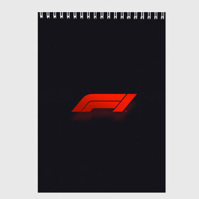 Скетчбук с принтом Formula 1 Logo в Екатеринбурге, 100% бумага
 | 48 листов, плотность листов — 100 г/м2, плотность картонной обложки — 250 г/м2. Листы скреплены сверху удобной пружинной спиралью | Тематика изображения на принте: formula | лого | формула