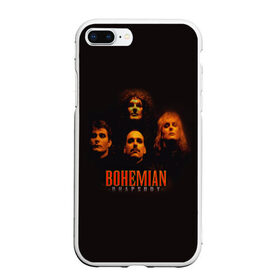 Чехол для iPhone 7Plus/8 Plus матовый с принтом Queen Bohemian Rhapsody в Екатеринбурге, Силикон | Область печати: задняя сторона чехла, без боковых панелей | queen | брайан мэи | британская | группа | джон дикон | королева | роджер тейлор | рок | фредди меркьюри