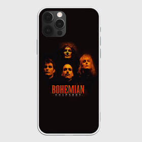 Чехол для iPhone 12 Pro Max с принтом Queen Bohemian Rhapsody в Екатеринбурге, Силикон |  | Тематика изображения на принте: queen | брайан мэи | британская | группа | джон дикон | королева | роджер тейлор | рок | фредди меркьюри