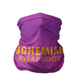 Бандана-труба 3D с принтом Queen Bohemian Rhapsody в Екатеринбурге, 100% полиэстер, ткань с особыми свойствами — Activecool | плотность 150‒180 г/м2; хорошо тянется, но сохраняет форму | queen | богемская рапсодия | брайан мэи | британская | группа | королева | роджер тейлор | рок | фредди меркьюри