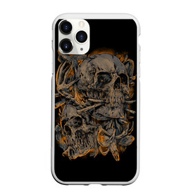 Чехол для iPhone 11 Pro матовый с принтом Черепа в Екатеринбурге, Силикон |  | Тематика изображения на принте: dead | demon | devil | executioner | punisher | rap | rock | satan | skull | swag | каратель | палач | скелет | череп