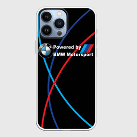 Чехол для iPhone 13 Pro Max с принтом Powered by BMW M в Екатеринбурге,  |  | bmw | bmw m | bmw performance | motorsport | powered by bmw m | powered by bmw motorsport | машина bmw | мотоспорт | спорт