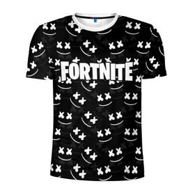 Мужская футболка 3D спортивная с принтом FORTNITE x MARSHMELLO в Екатеринбурге, 100% полиэстер с улучшенными характеристиками | приталенный силуэт, круглая горловина, широкие плечи, сужается к линии бедра | 2019 | armor | armour | cybersport | esport | fortnite | game | llama | logo | броня | игра | киберспорт | лама | фиолетовый | фирменные цвета | фортнайт