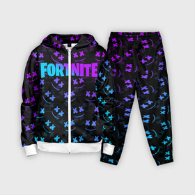 Детский костюм 3D с принтом FORTNITE MARSHMELLO NEON в Екатеринбурге,  |  | 2019 | armor | armour | cybersport | esport | fortnite | game | llama | logo | броня | игра | киберспорт | лама | фиолетовый | фирменные цвета | фортнайт