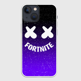 Чехол для iPhone 13 mini с принтом FORTNITE x MARSHMELLO | ФОРТНАЙТ в Екатеринбурге,  |  | 2019 | armor | armour | cybersport | esport | fortnite | game | llama | logo | броня | игра | киберспорт | лама | фиолетовый | фирменные цвета | фортнайт