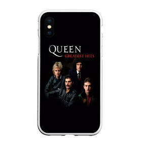 Чехол для iPhone XS Max матовый с принтом Queen в Екатеринбурге, Силикон | Область печати: задняя сторона чехла, без боковых панелей | queen | богемская рапсодия | брайан мэи | британская | группа | королева | роджер тейлор | рок | фредди меркьюри