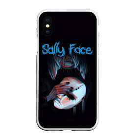 Чехол для iPhone XS Max матовый с принтом Sally Face в Екатеринбурге, Силикон | Область печати: задняя сторона чехла, без боковых панелей | sally face | загадка | лицо | протез | салли фейс | соседи | странные | тайна | ужас | фишер