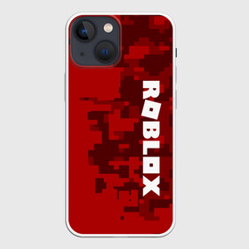 Чехол для iPhone 13 mini с принтом ROBLOX в Екатеринбурге,  |  | game | gamer | logo | minecraft | roblox | simulator | игра | конструктор | лого | симулятор | строительство | фигура