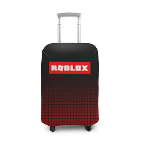 Чехол для чемодана 3D с принтом ROBLOX в Екатеринбурге, 86% полиэфир, 14% спандекс | двустороннее нанесение принта, прорези для ручек и колес | game | gamer | logo | minecraft | roblox | simulator | игра | конструктор | лого | симулятор | строительство | фигура