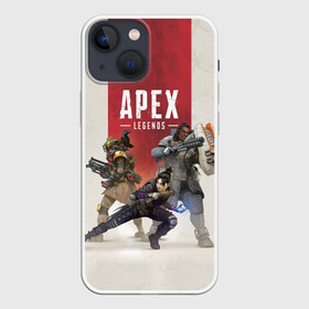 Чехол для iPhone 13 mini с принтом APEX LEGENDS в Екатеринбурге,  |  | apex | legend | legends | titanfall | апекс | бангалор | бладхаунд | верхушки | гибралтар | каустик | лайфлайн | легенда | легенды | ледженд | леджендс | мираж | рэйф | титанфол