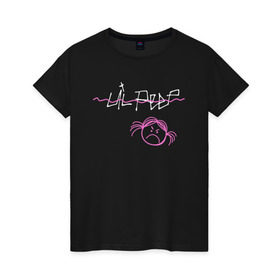 Женская футболка хлопок с принтом ANGRY GIRL в Екатеринбурге, 100% хлопок | прямой крой, круглый вырез горловины, длина до линии бедер, слегка спущенное плечо | gustav | lo fi | runaway | густав | лил | пип | пост эмо | реп | хип хоп | эмо рэп