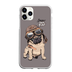 Чехол для iPhone 11 Pro матовый с принтом Brave dog pilot в Екатеринбурге, Силикон |  | animal | beautiful | brave | childish | cute | dog | emblem | helmet | homemade | kid | pilot | pug | белый | детский | домашнее | животное | красивый | лётчик | малыш | милый | мопс | надпись | очки | пилот | рисунок | собака | текст | фон | хр