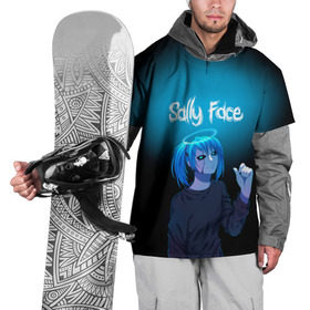 Накидка на куртку 3D с принтом Sally Face в Екатеринбурге, 100% полиэстер |  | blue | diane | face | fisher | gizmo | henry | johnson | killer | larry | sally | генри | гизмо | джонсон | диана | ларри | лицо | салли | фейс | фишер