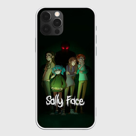 Чехол для iPhone 12 Pro с принтом Sally Face в Екатеринбурге, силикон | область печати: задняя сторона чехла, без боковых панелей | blue | diane | face | fisher | gizmo | henry | johnson | killer | larry | sally | генри | гизмо | джонсон | диана | ларри | лицо | салли | фейс | фишер