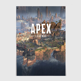 Постер с принтом APEX LEGENDS в Екатеринбурге, 100% бумага
 | бумага, плотность 150 мг. Матовая, но за счет высокого коэффициента гладкости имеет небольшой блеск и дает на свету блики, но в отличии от глянцевой бумаги не покрыта лаком | apex | legend | legends | titanfall | апекс | бангалор | бладхаунд | верхушки | гибралтар | каустик | лайфлайн | легенда | легенды | ледженд | леджендс | мираж | рэйф | титанфол