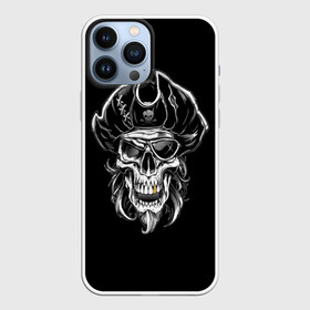 Чехол для iPhone 13 Pro Max с принтом Пиратский череп в Екатеринбурге,  |  | dead | demon | devil | executioner | metal | pirat | punisher | rap | rock | satan | sea | skull | swag | каратель | метал | море | океан | палач | пират | рок | скелет | череп