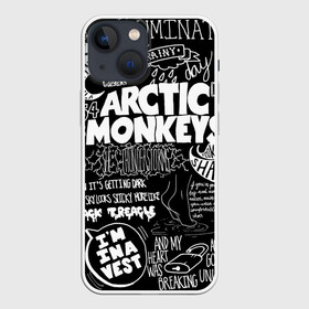 Чехол для iPhone 13 mini с принтом Arctic Monkeys в Екатеринбурге,  |  | arctic monkeys | алекс тёрнер | арктик манкиз | группы | джейми кук | инди | музыка | мэтт хелдерс | ник омэлли | постпанк | рок